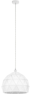 Eglo 97855 Pendelleuchte ROCCAFORTE weiß E27 1X40W Ø40cm H:110cm dimmbar