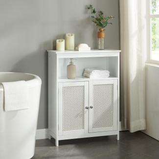 Badschrank Karlsøy 80x60x28cm Weiß [en. casa]