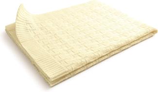 SonnenStrick Kinderdecke extra fine, creme, 80x80 cm