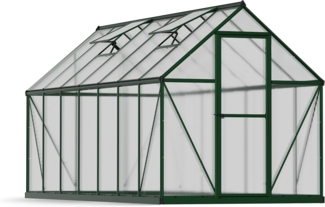 Palram - Canopia Aluminium Gewächshaus Mythos 614 | Grün | 426x185x208 cm