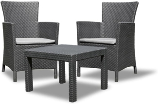 Allibert 216777 Graphit 2 Sitz(e) Flach 7 mm 59 cm 59 cm