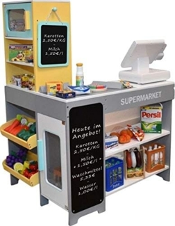Christian Tanner 'Supermarkt aus Holz', mit 40-teiligem Zubehör, ab 3 Jahren, 68 x 55 x 95 cm