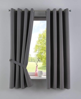 Gardinenbox Verdunkelungsvorhang, Ösen (2 St), verdunkelnd, Polyester, »NewYork« Thermo-Gardinen Blackout 201920600-2
