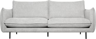 Milano 3-Sitzer Sofa - Stoffbezug Grau