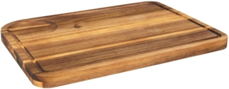 HOME DECO FACTORY, KA0392, Acacia Cutting Board 46 cm - Durable Kitchen Utensil with Juice Groove, Ideal for Preparing and Serving - Brown Color, Elegant Design