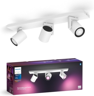 Philips Hue White&Col. Amb. Argenta Spot 3 flg. weiß 3x4.2W