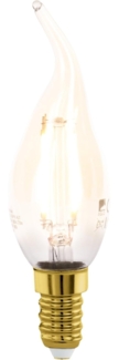 Eglo 110059 LED Filament Leuchtmittel E14 L:12cm Ø:3. 5cm 2200K amber