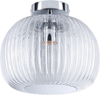 Paulmann 71142 Selection Bathroom Deckenleuchte Ruya Klarglas Chrom E27 IP44