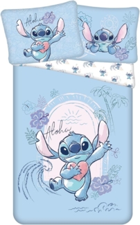 Lilo & Stitch Design Kuschelige Bettwäsche Baumwolle, 140x200 cm & 70x90 cm