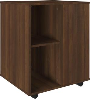 vidaXL Rollschrank Braun Eichen-Optik 60x53x72 cm Holzwerkstoff 815971