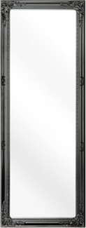 Wandspiegel schwarz rechteckig 50x130 cm FOUGERES
