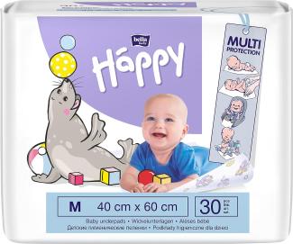 bella baby Happy Wickelunterlagen 40x60 cm ideal für unterwegs (2x30 Stück)