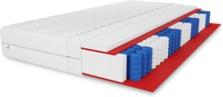 Taschenfederkernmatratze 7 ZONEN Lambada, Härtegrad H3, MARPUR, 15 cm hoch
