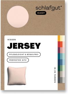 Kissenbezug EASY Jersey, Schlafgut (1 Stück), Kissenhülle mit Reißverschluss, weich und saugfähig, Kissenbezug