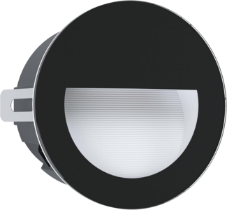 Eglo 99576 Einbauleuchte ARACENA schwarz H:0,5 Ø:12,5cm 4000K inkl. Einbaudose IP65