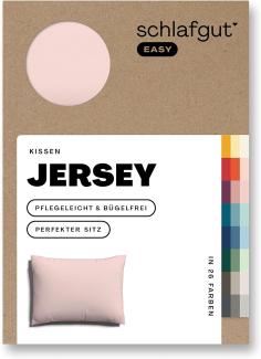 Schlafgut Kissenbezug EASY Jersey, (1 Stück), Kissenhülle mit Reißverschluss, weich und saugfähig, Kissenbezug