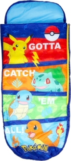 POKEMON ReadyBed Kinder Aufblasbares Luftbett und Schlafsack mit Pumpe | Reisematratze für Übernachtungen und Camping oder Zuhause