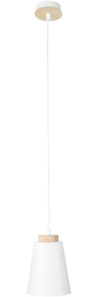 Licht-Erlebnisse Pendelleuchte ROGER, ohne Leuchtmittel, Hängeleuchte Wohnzimmer Esstisch in Weiß