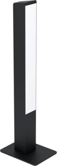 Eglo 99604 Tischleuchte SIMOLARIS-Z schwarz weiss L:5,5 B:5,5 H:51,5cm mit Kabelschalter 2700-6500K mit Connect-Z Funktion