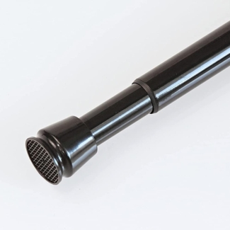 tinycurtains Klemmstange Teleskopstange 70-120 cm oder 111-200 cm Vorhangstange ohne Bohren, Ø 0.22 mm, 1-läufig, ausziehbar, klemmbar, Duschvorhangstange, Badstange, Gardinenstange, Metall, Klemmstange, stufenlos verstellbar, rostfrei, Stange für Türv...