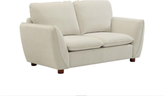 Vente-unique - Sofa 2‑Sitzer – Stoff – Offwhite – MENARDIA