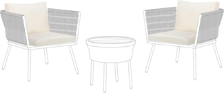 Outdoor Kissenbezug Set GARGANO Hellbeige