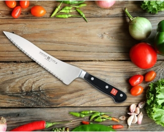 WÜSTHOF Brotmesser, Edelstahl, Silber, 33x7. 6x2. 5 cm