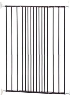 Bettacare Extra Hohes Schraubmontierte Haustier Safety Gitter, 62.5cm - 106.8cm, Schwarz, 103.5cm Hoch, Hundetreppe, Sicherheitsbarriere