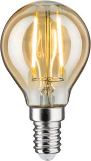 Paulmann 28525 LED Vintage-Tropfen 2W E14 Gold Goldlicht