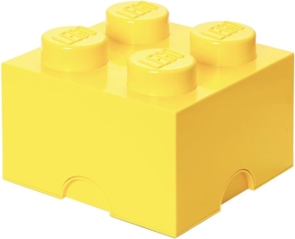 Lego 'Storage Brick 4' Aufbewahrungsbox hellgelb