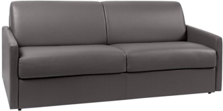Vente-unique - Schlafsofa 4-Sitzer - Liegefläche: 160 cm - Matratzenhöhe: 14 cm - Grau - CALIFE