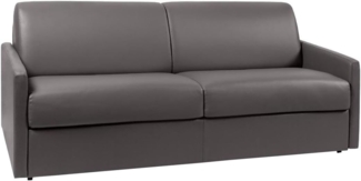 Vente-unique - Schlafsofa 4-Sitzer - Liegefläche: 160 cm - Matratzenhöhe: 14 cm - Grau - CALIFE