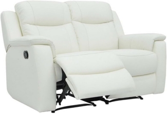 Vente-unique - Relaxsofa Leder 2-Sitzer - Elfenbeinfarben - EVASION