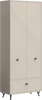 Garderobenschrank Notes - Sandbeige