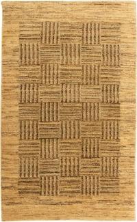 Morgenland Gabbeh Teppich - Indus - 95 x 59 cm - hellbraun