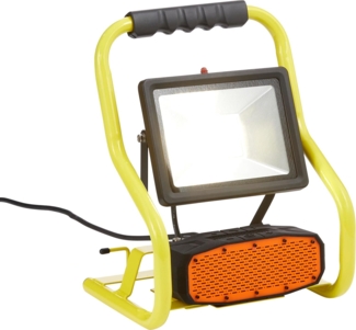 Northpoint LED Baustrahler 30W 4000K Tageslichtweiß mit Bluetooth Lautsprecher IP44