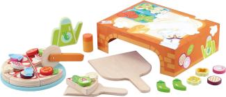 Spielzeug-Pizzaofen Junior Holz 22-teilig