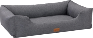 MSS e.K. Hundekorb Hundebett "Sofa", Velour, abnehmbarer Bezug
