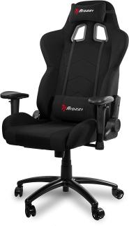 Arozzi Inizio Gaming Stuhl, Stoff, Schwarz, 53 x 47 x 133 cm