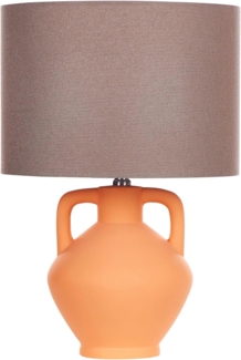 Tischleuchte LABRADA Keramik Orange