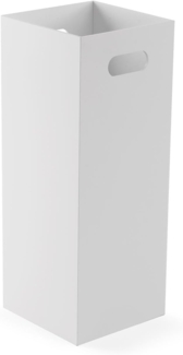 Versa Basic White Schirmständer, Minimalistischer Stil, 53 x 21 x 21 cm, MDF-Holz, Weiß