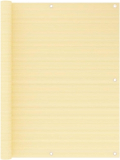 vidaXL Balkon-Sichtschutz Beige 120x500 cm HDPE 310918