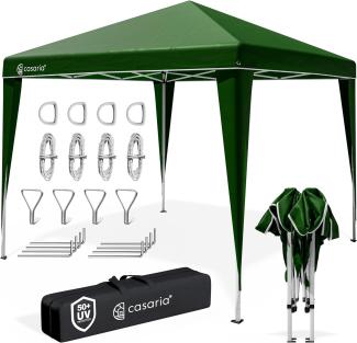 Deuba Pavillon Capri 3x3 m wasserdicht Pop-Up inklusive Tasche UV-Schutz 50 plus Faltpavillon Gartenzelt Partyzelt grün Farbauswahl 100384 Polyester Faltpavillon