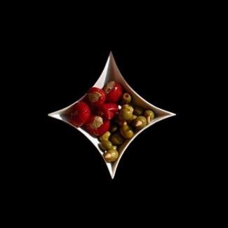 Holst Porzellan Schale 14 cm "Raute"