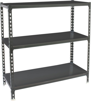 Simon Rack Simonclick Metallregal, 1000 x 900 x 500 mm, 3 Regalböden, 180 kg Biege-Punkt, Regale, Anthrazit
