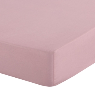 Eurofirany Spannbettlaken BASIC Betttuch mit Gummizug, Baumwolle, Makosatin, Gummizug: rundum, Zuhause und Hotelbedarf 100x200 140x200 160x200 180x200 200x220