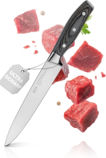 Rösle Fleischmesser WOLFGREY 18 cm Griff Pakka