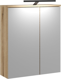 Badezimmer Spiegelschrank Torsby in Eiche 60 cm