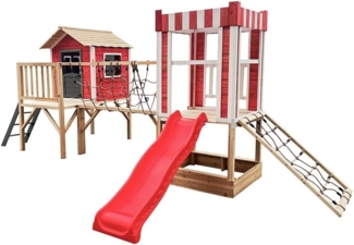 HOME DELUXE Spielpark inkl. Rutsche WUNDERLAND - 555 x 340 cm