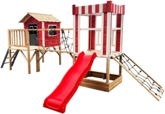 HOME DELUXE Spielpark inkl. Rutsche WUNDERLAND - 555 x 340 cm